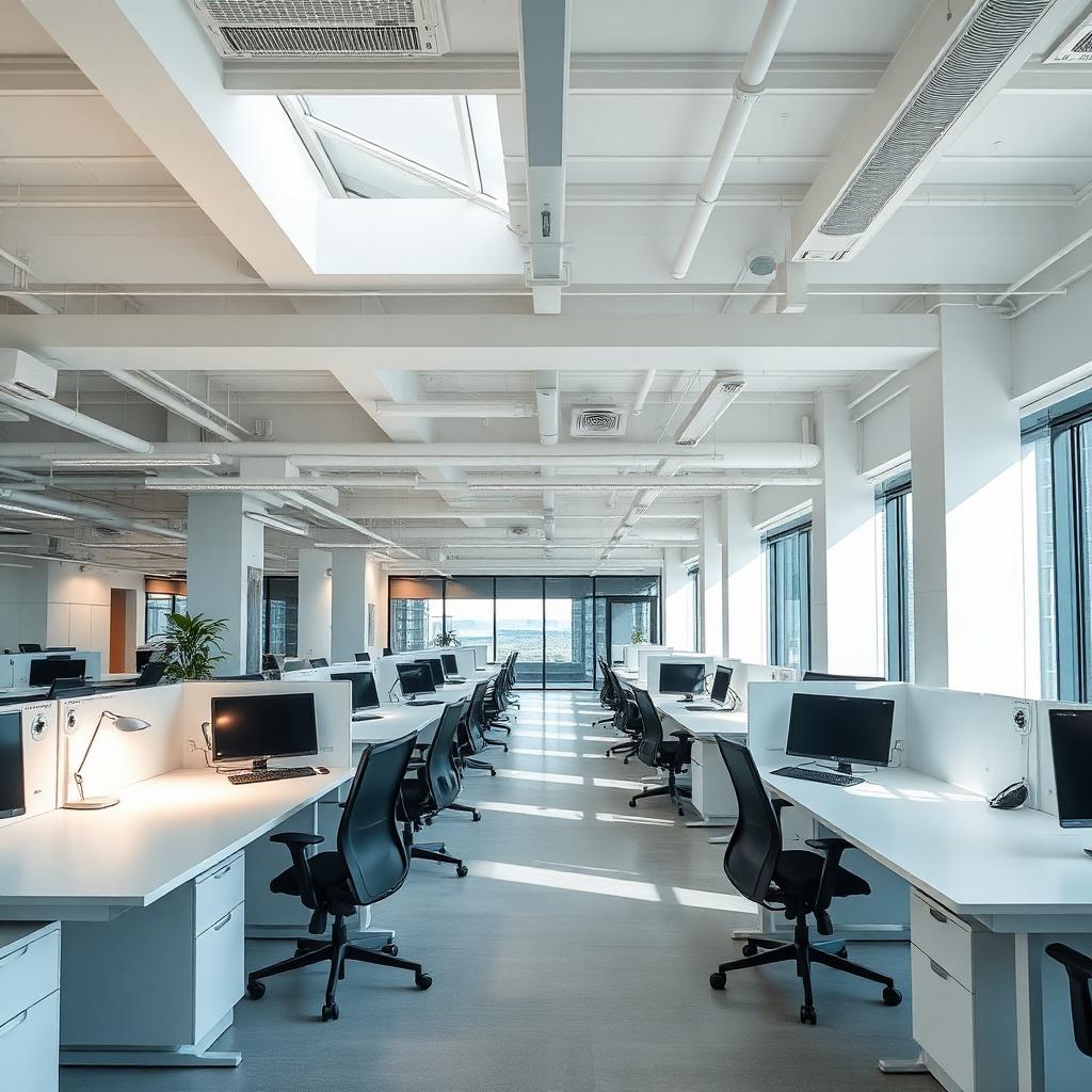 Clean office space 1